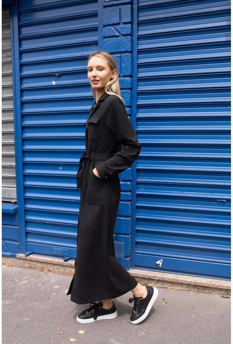 ROBE MAXI SUEDINE JAELYS